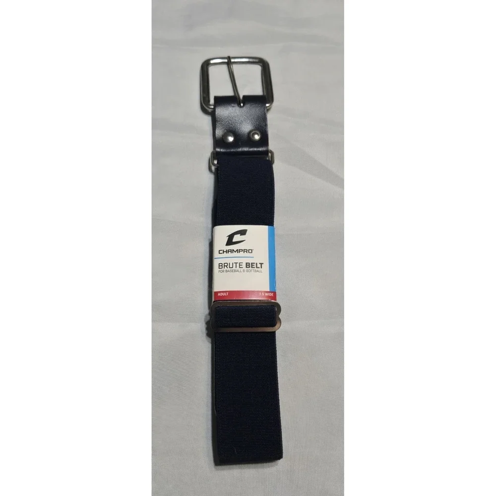Champ Pro Brute Baseball/ Softball Leather Tab Belt Adult 1.5